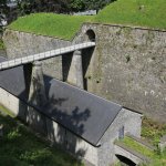 52.NAMUR, Citadelle - tunnel et passerelle fossé de médiane (5)